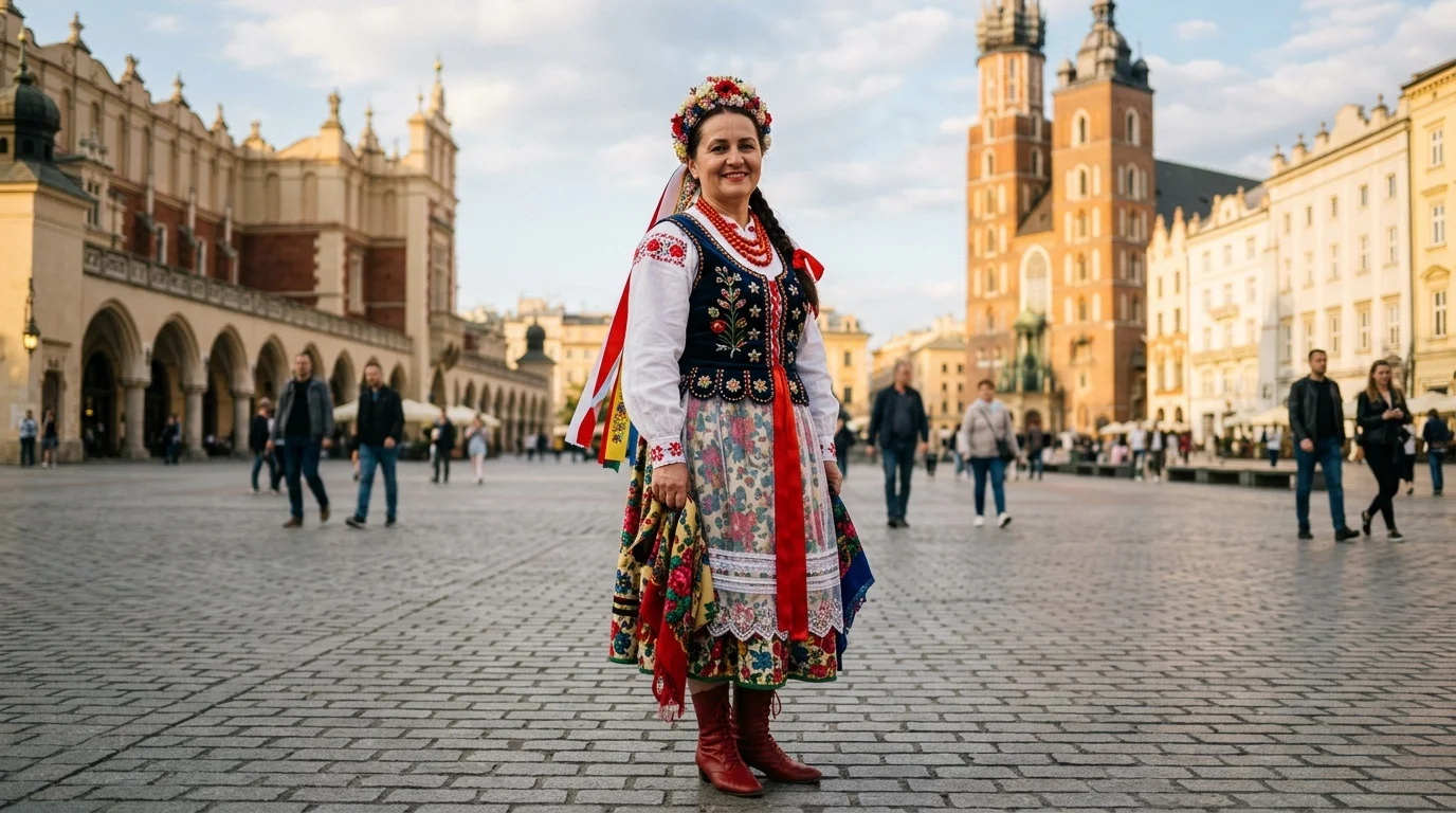 Krakowski strój ludowy – historia, elementy i symbolika
