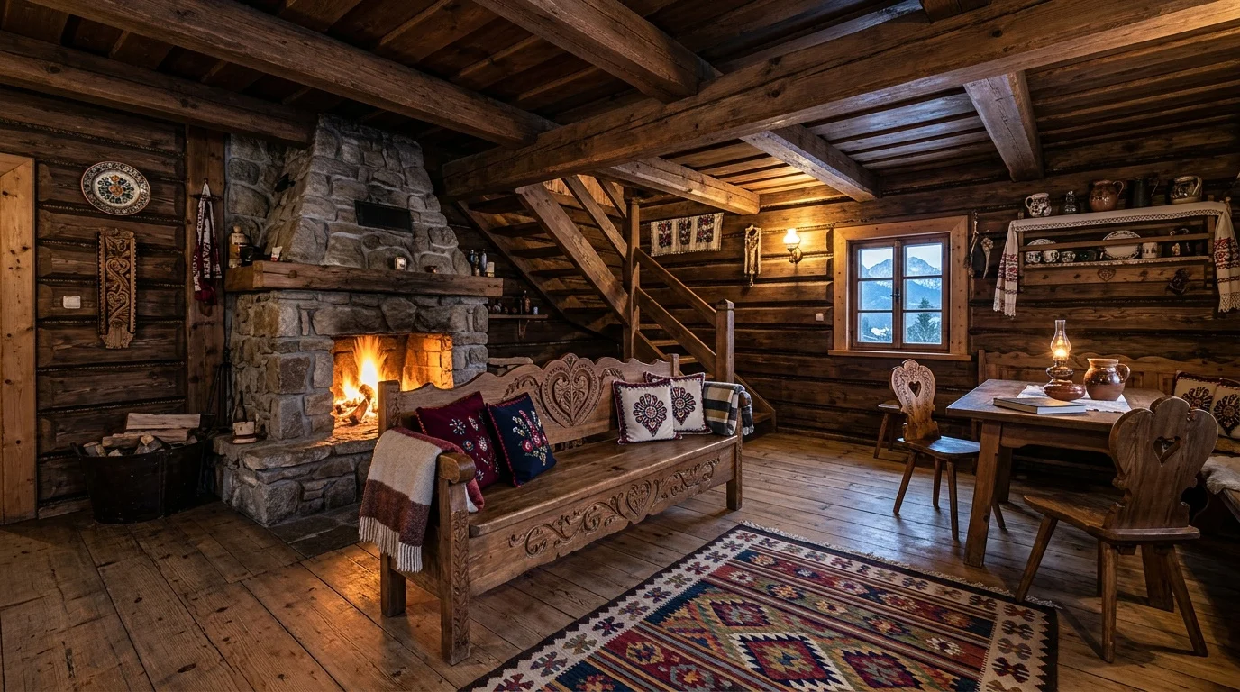Styl góralski we wnętrzach – inspiracje i aranżacje