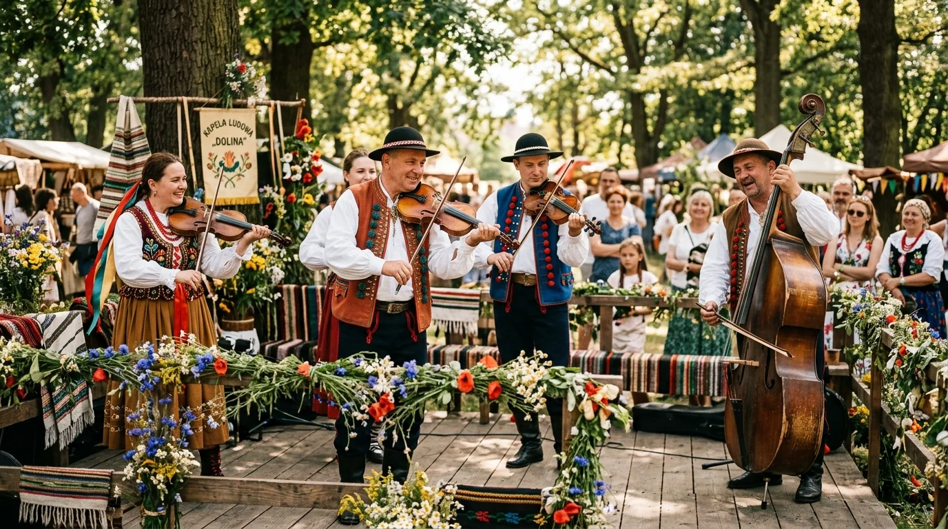 Festiwale muzyki folkowej w Polsce - gdzie słuchać żywego folkloru