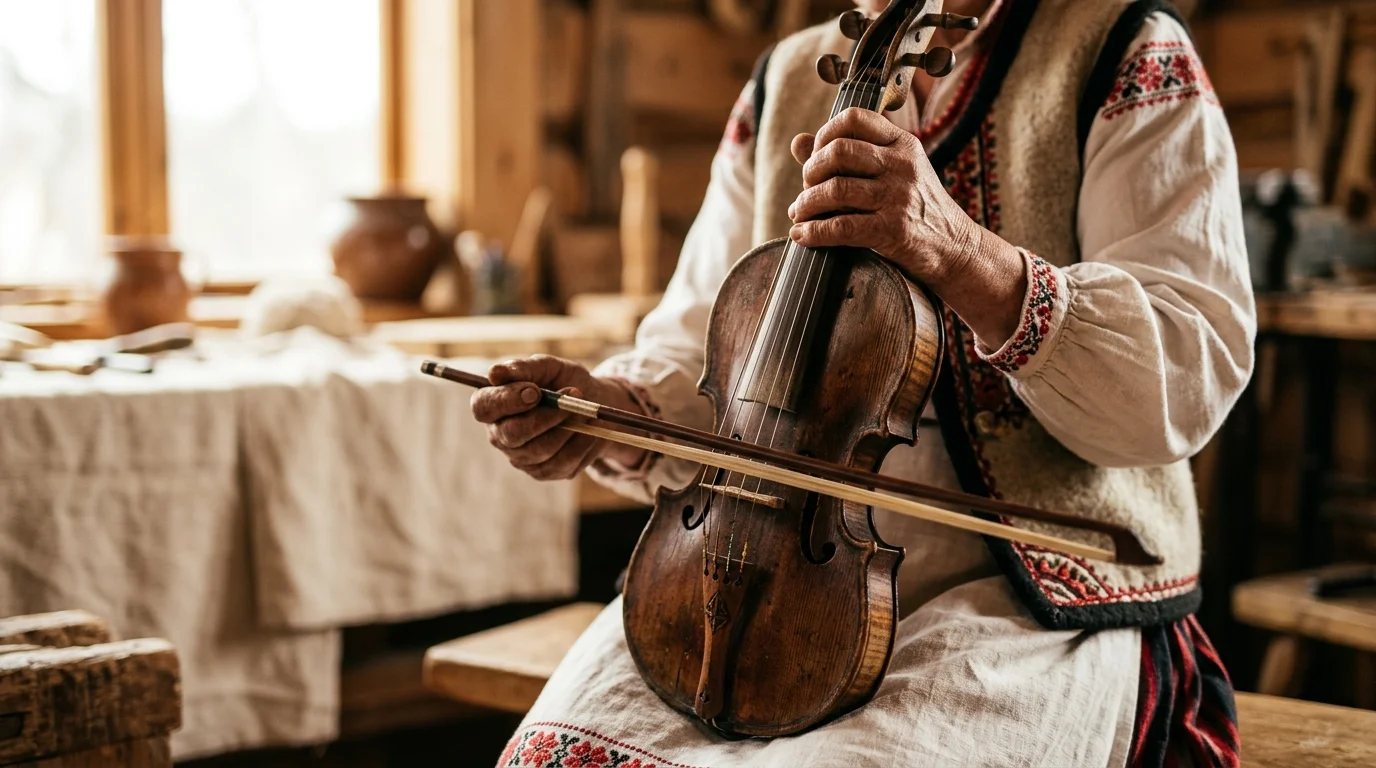 Polska suka biłgorajska - zabytkowy instrument ludowy